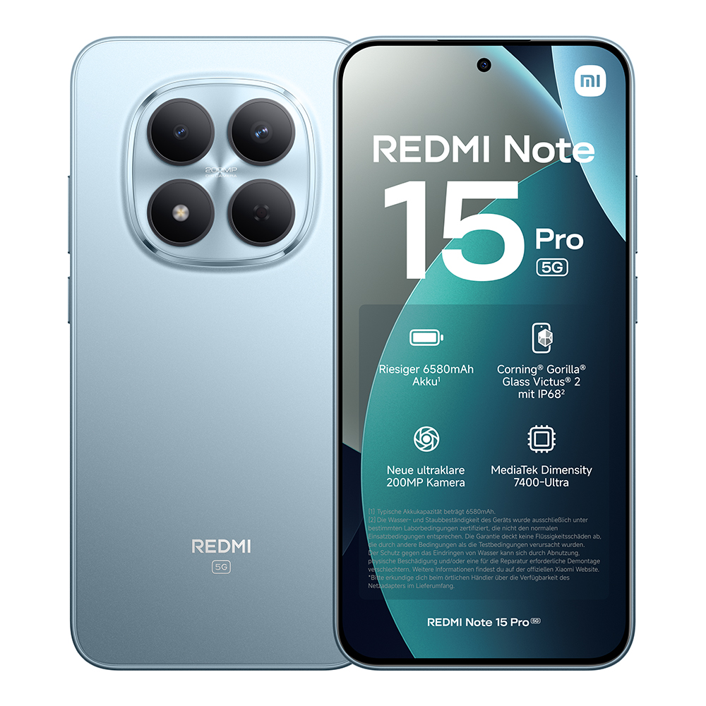 REDMI Note 15 Pro 5G 12GB/512GB | Gletscherblau